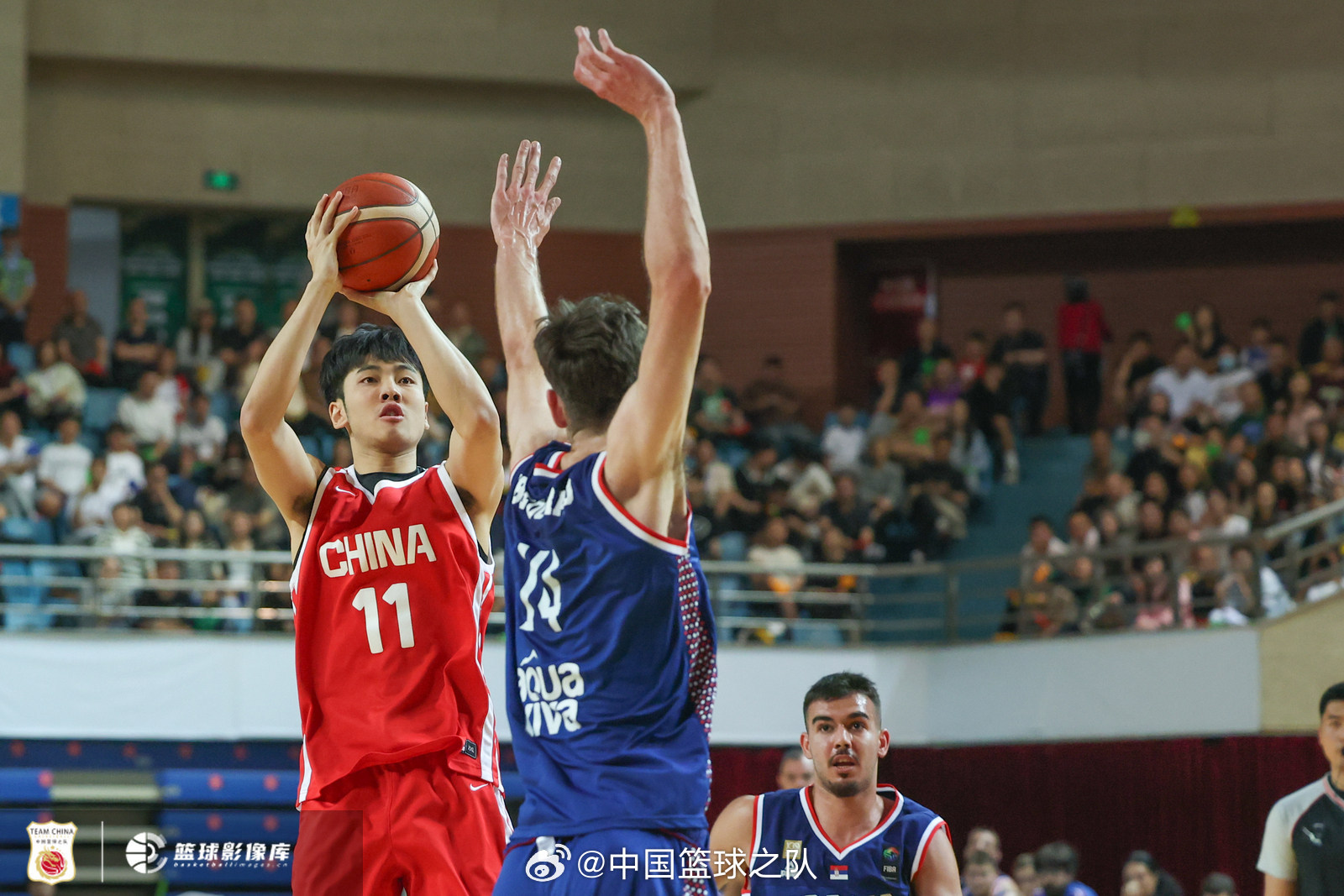 中国U19男篮新疆伊宁大胜新西兰 四连胜助备战